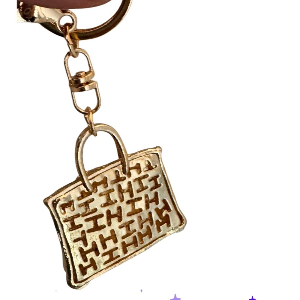Pretty Little Rhinestone Tiny Purse Key Chain Bag Accessory - Picture 3 of 5